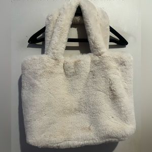 H&M Faux Fur Tote Bag